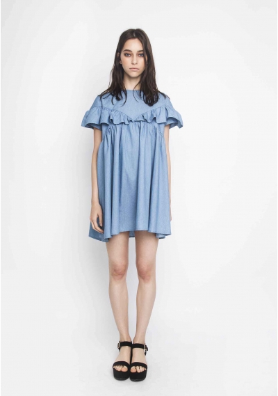 vestido-babydoll-azul-vaquero - TUL - Tienda online de Moda de mujer en  Santander y Bilbao