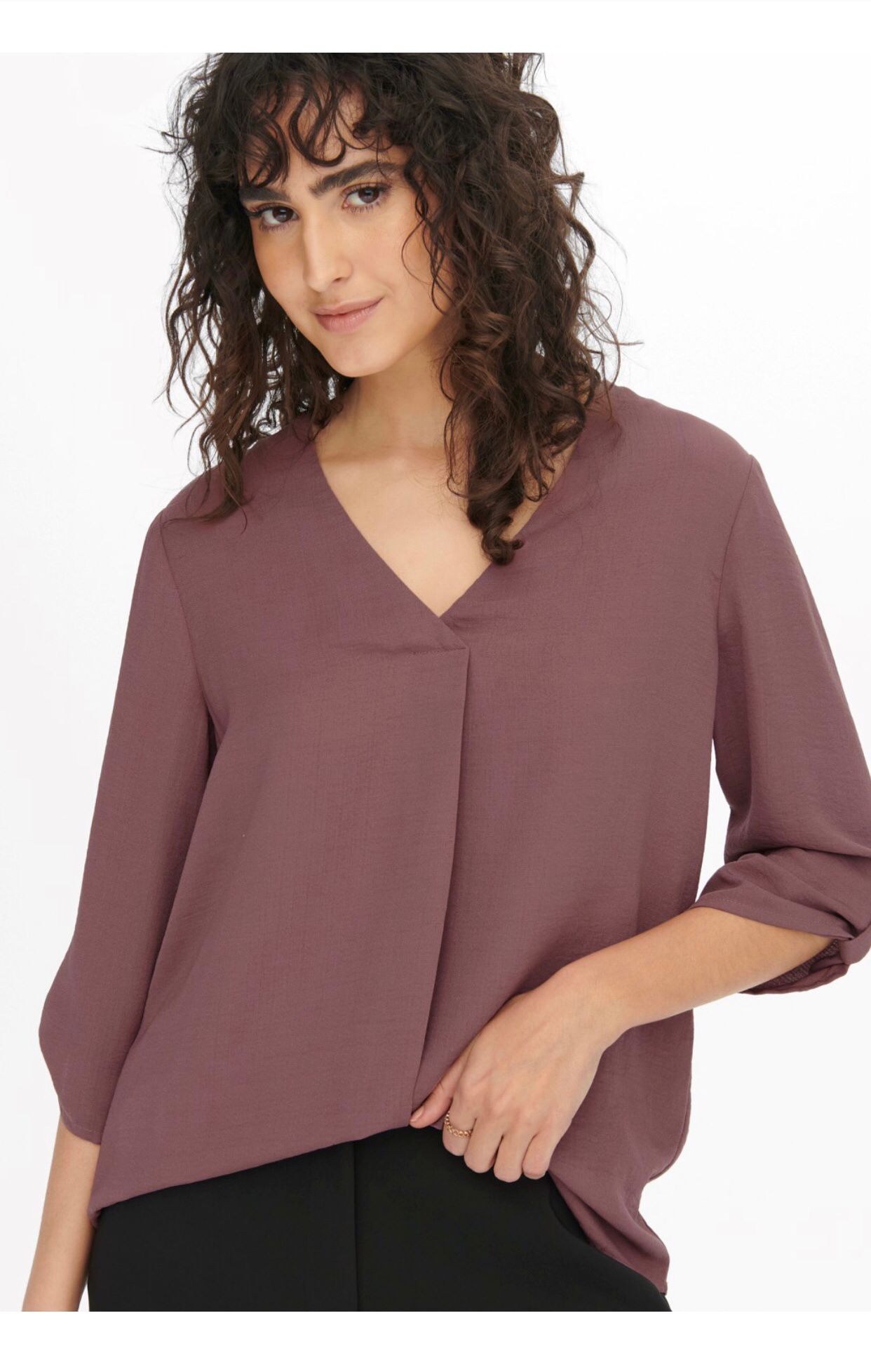 Camisa pico básica rosa 15226911 TUL Tienda online de Moda de