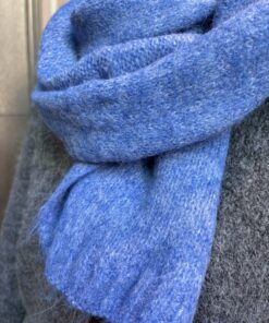 Bufanda 8% lana azul:15355506