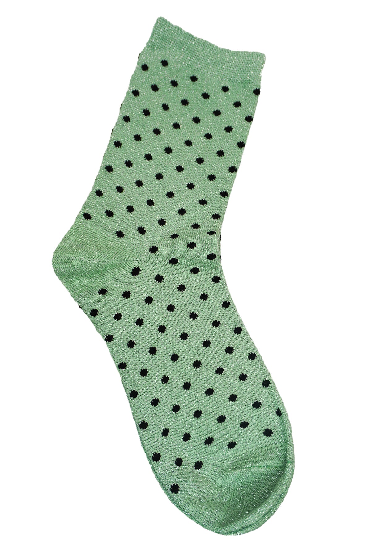 Calcetín lurex verde :cal1
